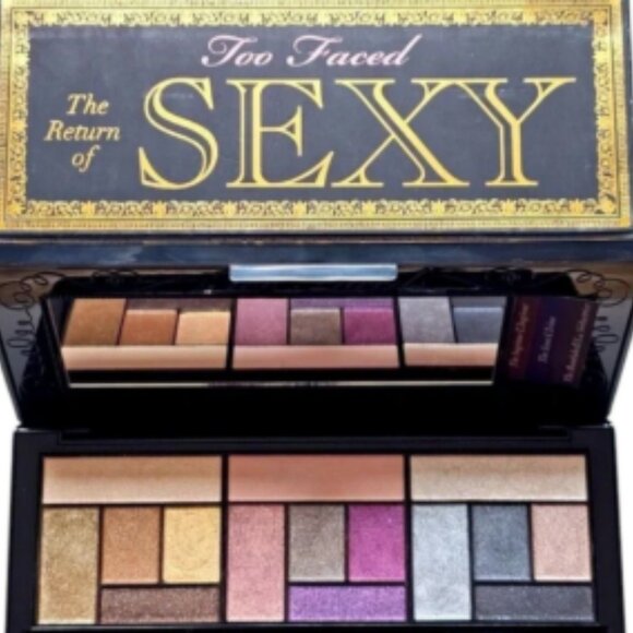 RARE TOO FACED THE RETURN OF SEXY NATURAL EYE 15 COLORS EYESHADOW PALLET NIGHT - Picture 1 of 12